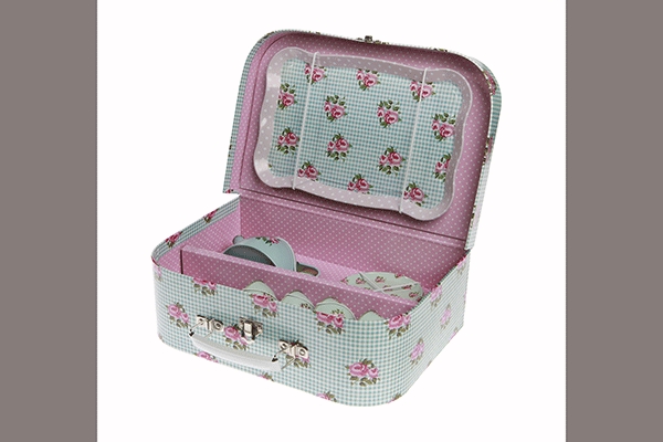 Cvetni picnic box set za čaj 21x30x11