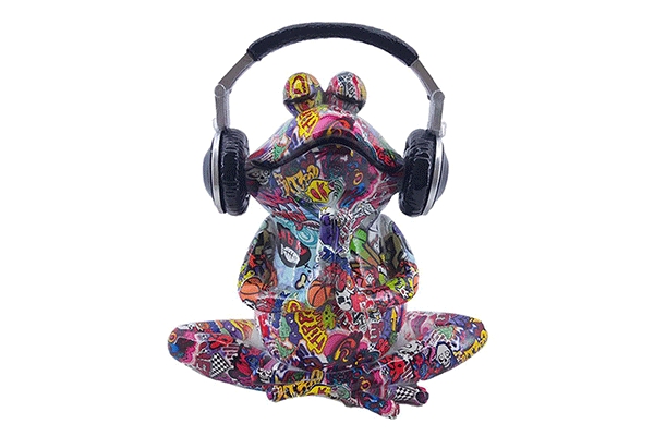 Figura  frog multicolored 27x18x29