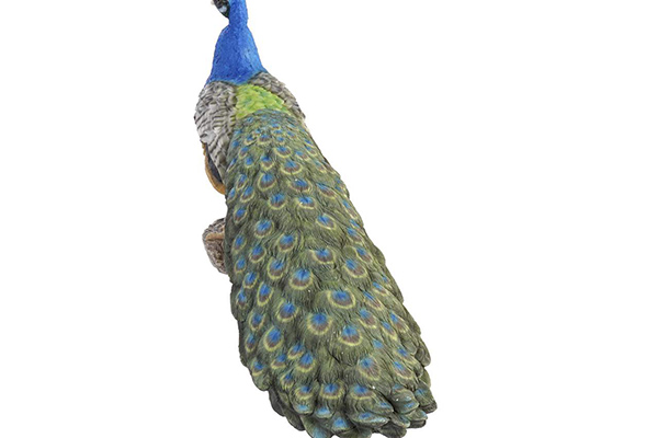 Figure resin 51x16,5x30 peacock green