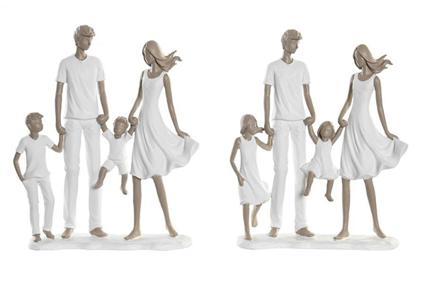 Figure resin 20,5x6,5x24,5 family 2 mod.