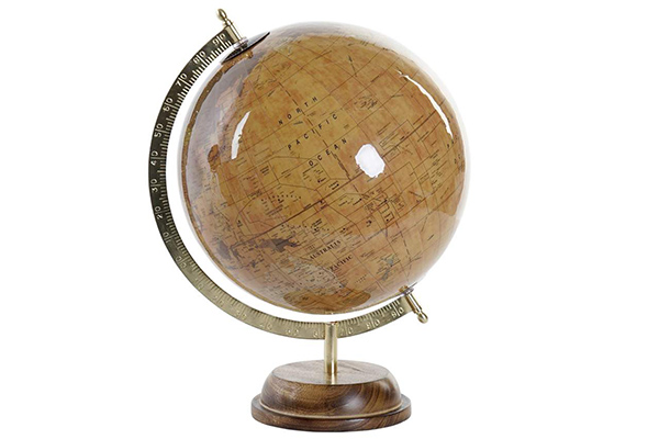 Globe metal plastic 28x26x37