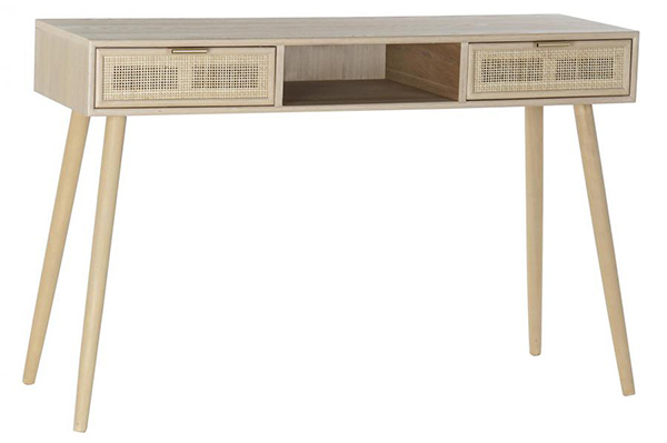 Console table paulownia mdf 120x42,5x78 rack