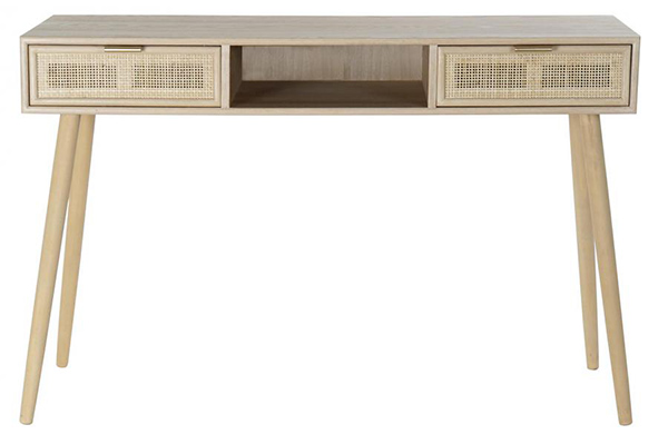 Console table paulownia mdf 120x42,5x78 rack