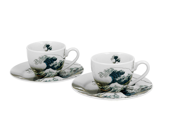 Set espresso šolja the great wave hokusai / 2 90 ml