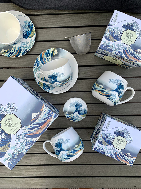 Set espresso šolja the great wave hokusai / 2 90 ml