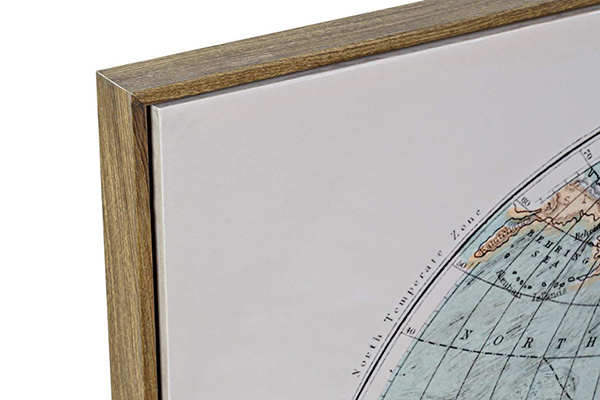 Picture canvas ps 122x2,3x82 world map frame