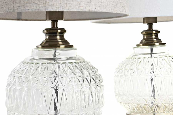 Stona lampa transparent 38x38x54 2 modela